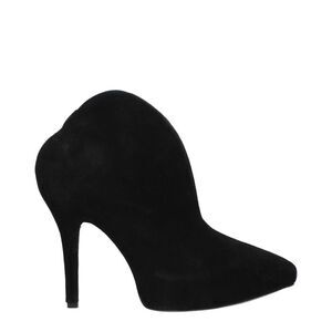 Alaïa Black Leather Ankle Women's Boots